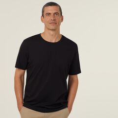 Cotton Jersey Short Sleeve Crew Neck Tee
