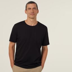 Cotton Jersey Short Sleeve Crew Neck Tee