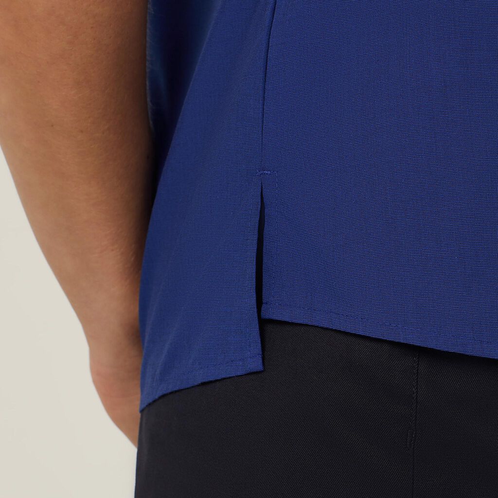 Poly Cotton End On End Short Sleeve Shirt