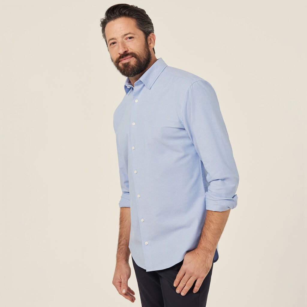 Cotton Chambray Long Sleeve Shirt
