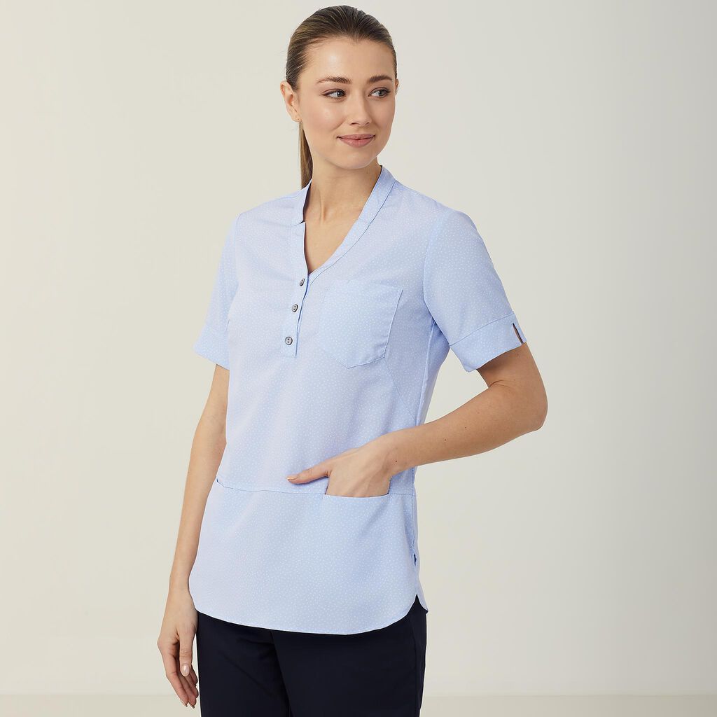 Silvi Spot Print Short Sleeve Tunic