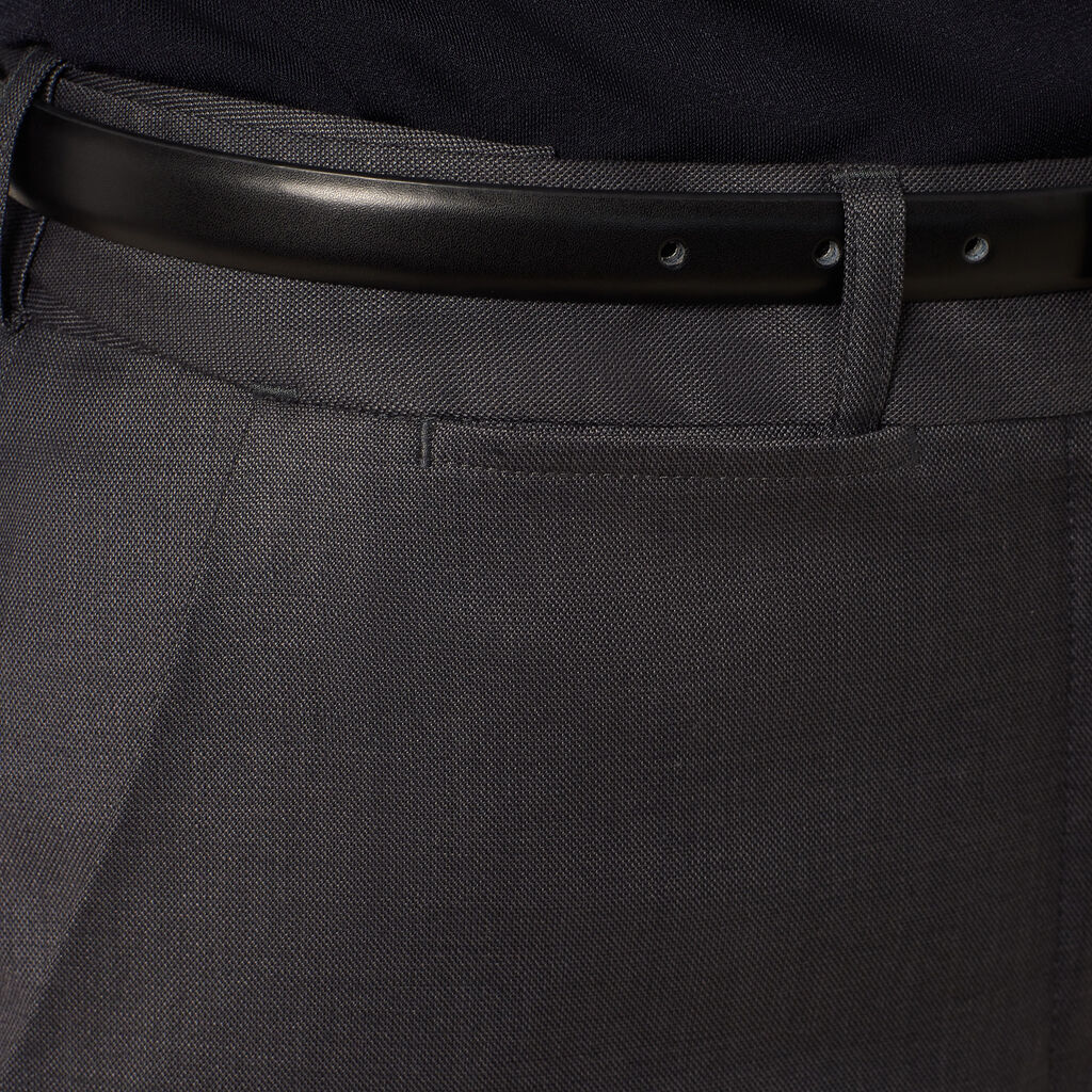 Wool Blend Twill  Secret Waist Regular Fit Pant