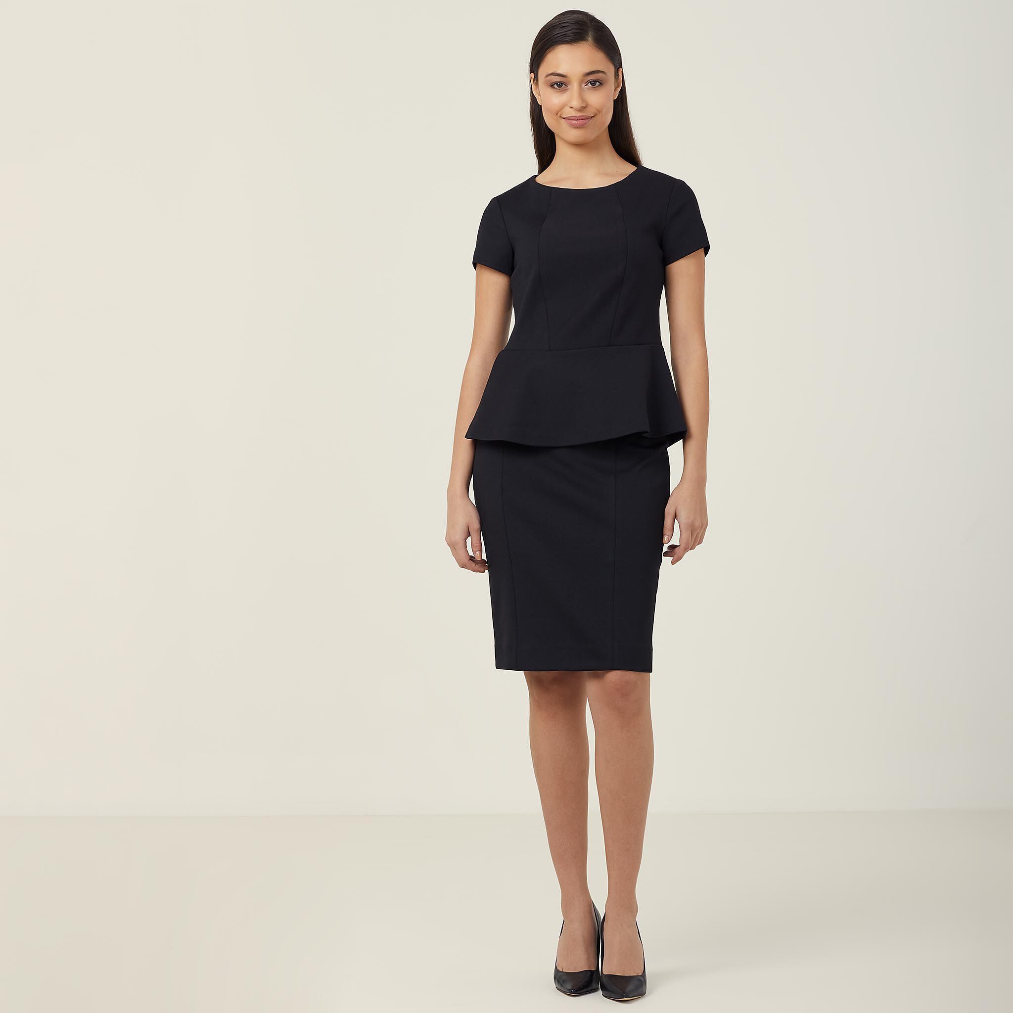 Ponte peplum top outlet