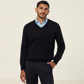 Acrylic V-Neck Sweater