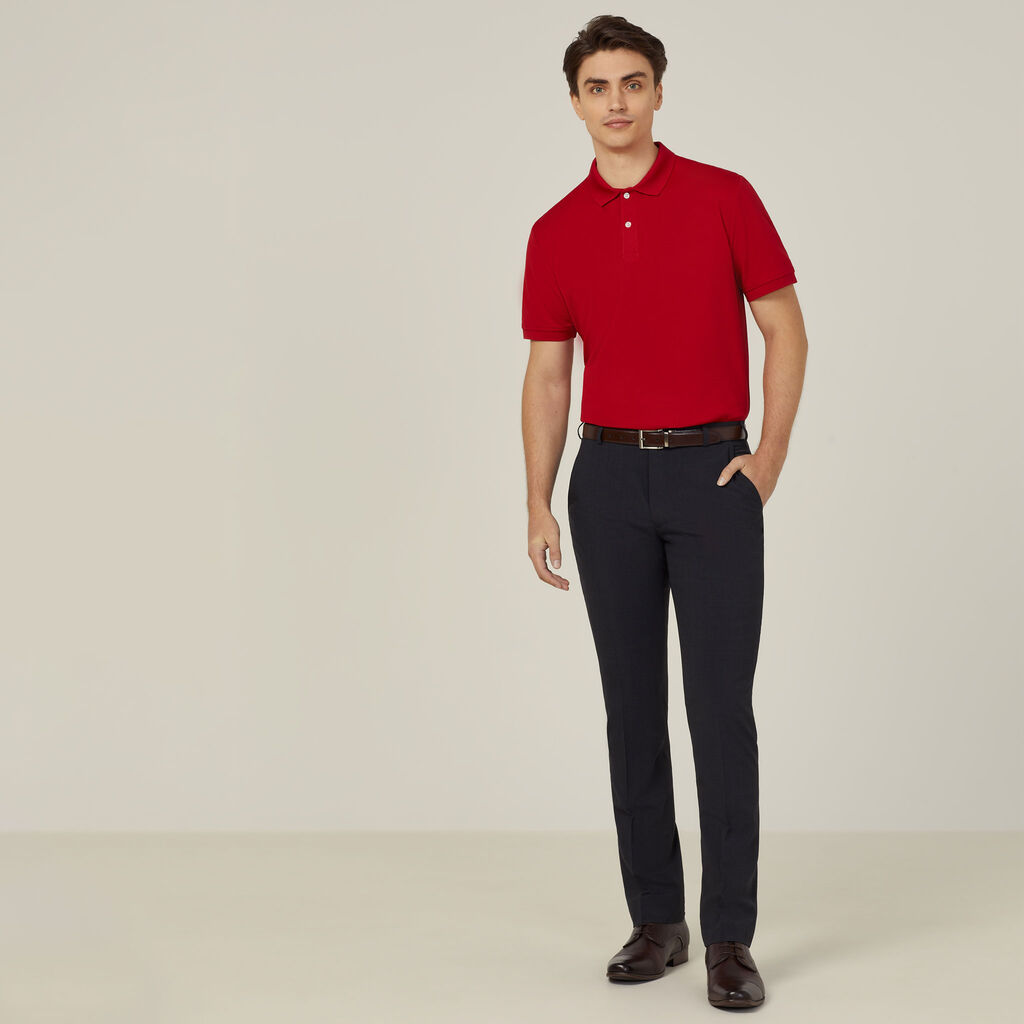 Antibacterial Polyface Short Sleeve Polo