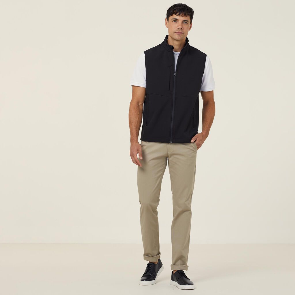 Bonded Fleece Zip Vest