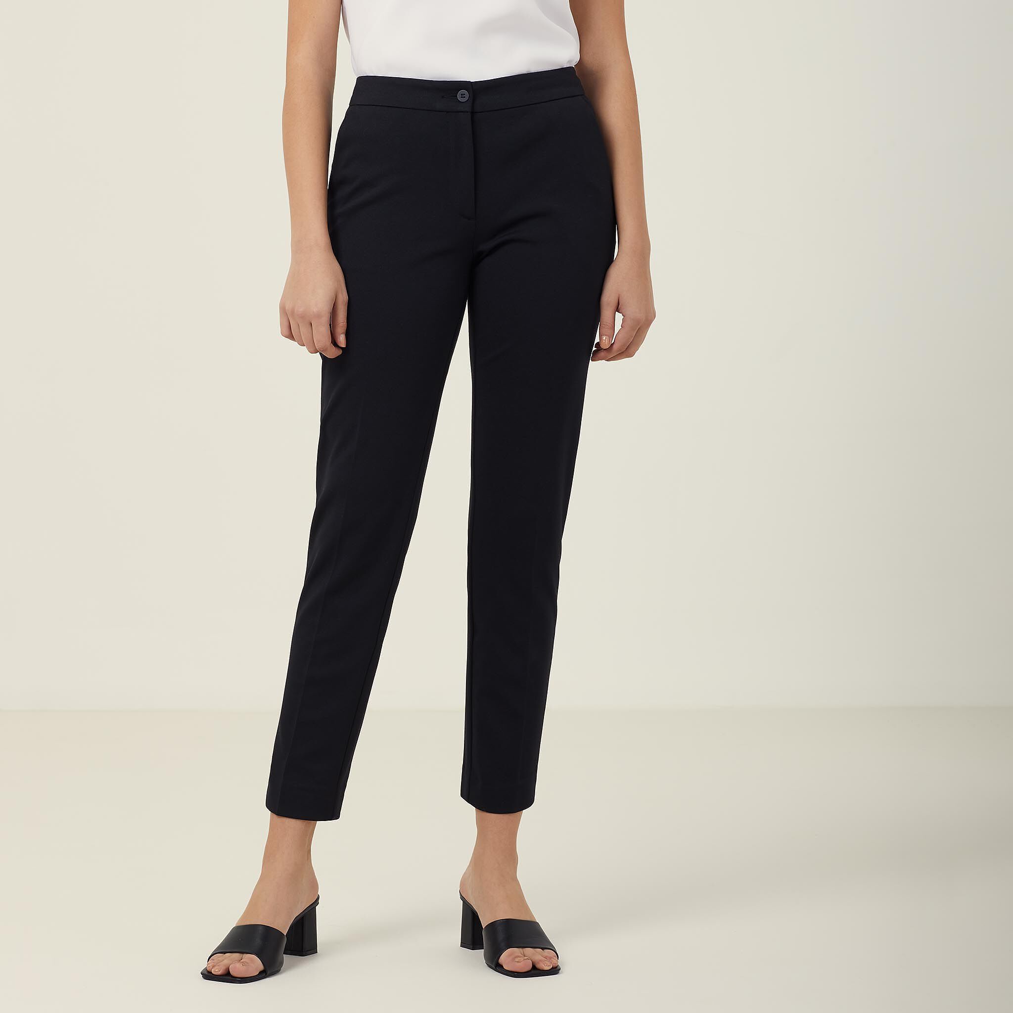 Ponte knit pants with pockets sales