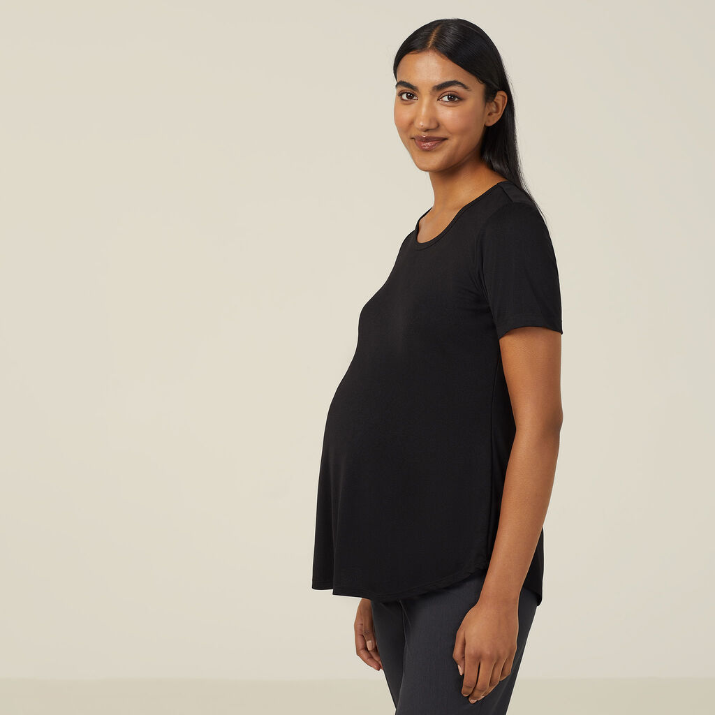Matt Jersey Short Sleeve Swing Top