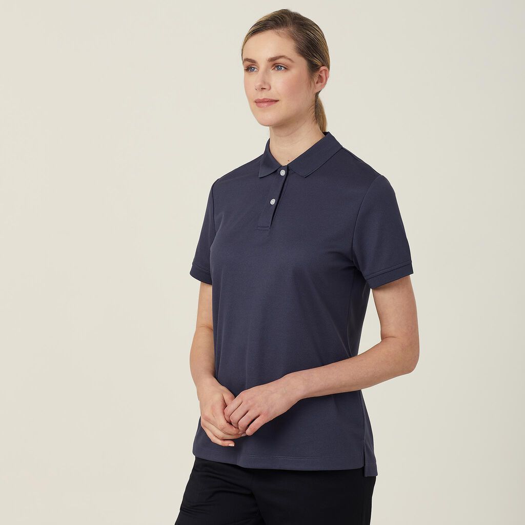 Antibacterial Polyface Short Sleeve Polo