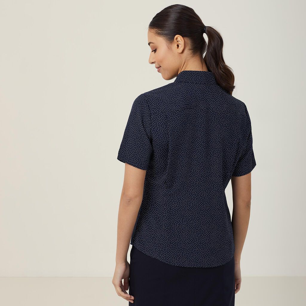 Silvi Spot Print Short Sleeve Shirt