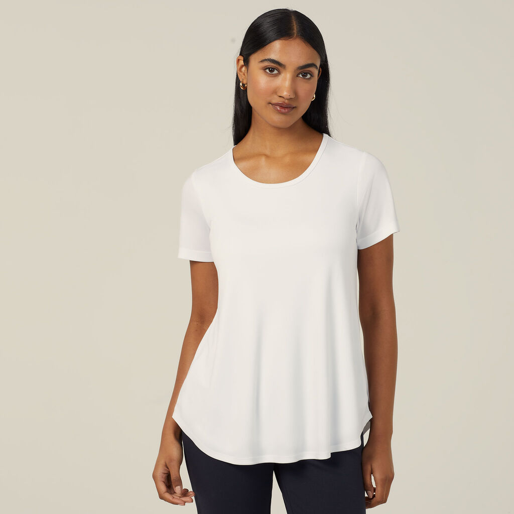 Matt Jersey Short Sleeve Swing Top