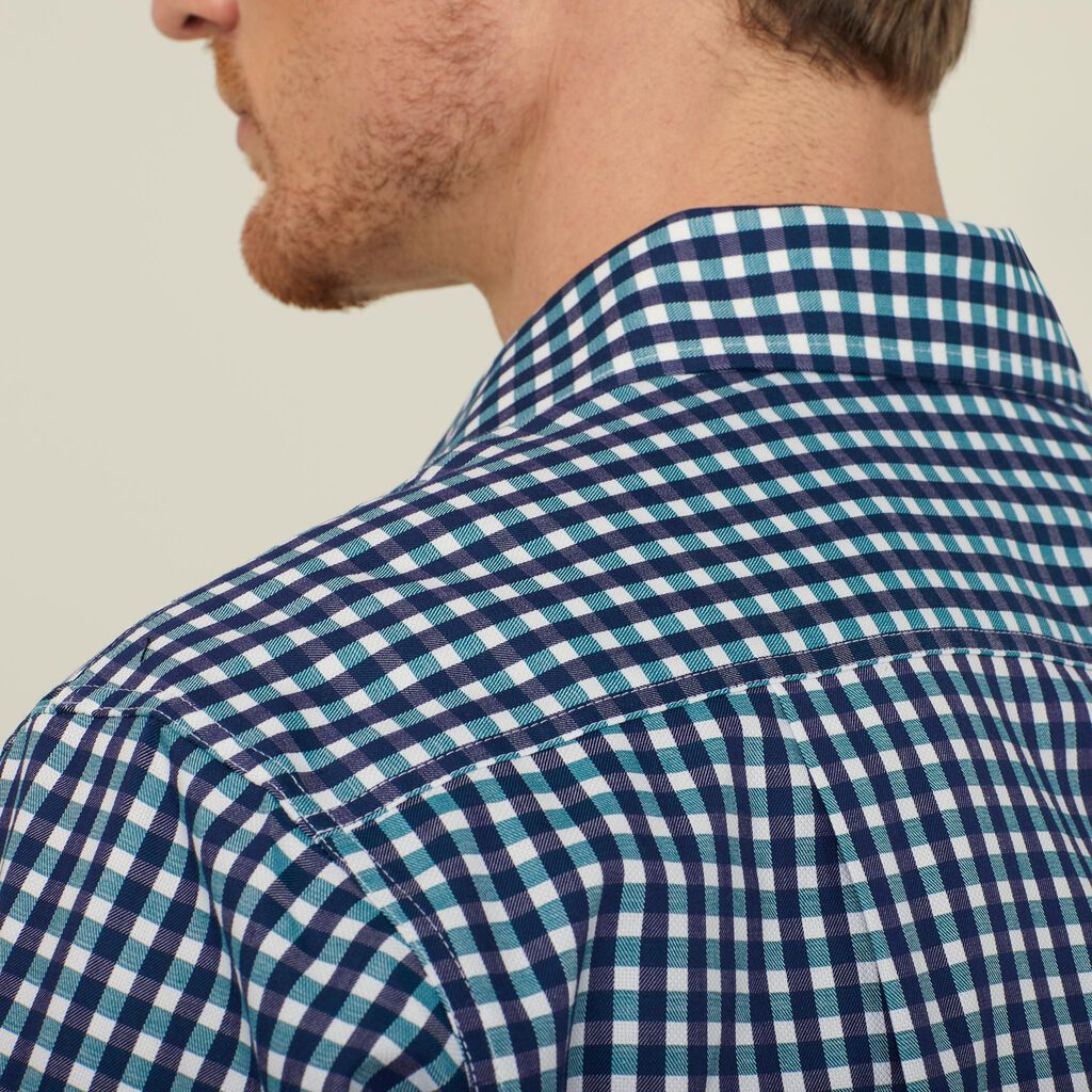Dobby Check Long Sleeve Shirt