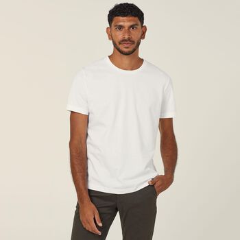 Cotton Jersey Short Sleeve Crew Neck Tee