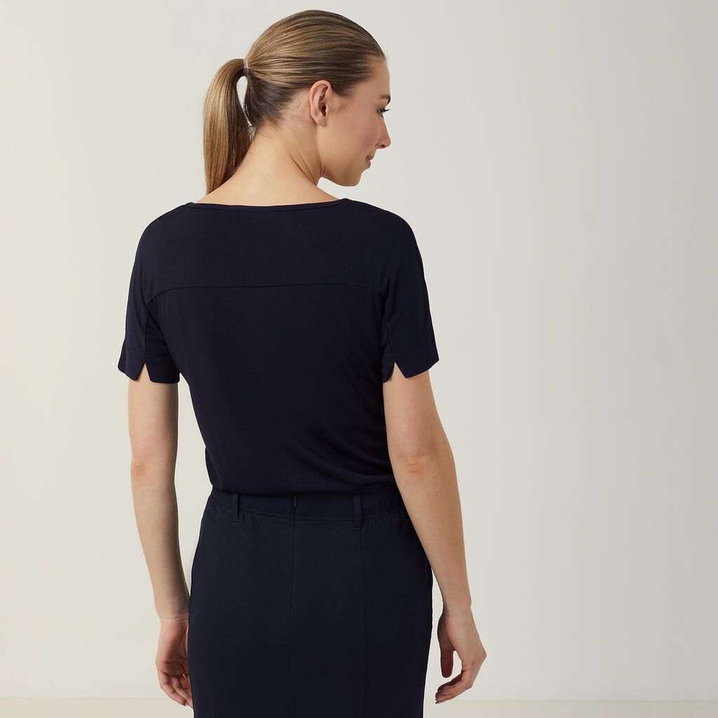 Matt Jersey Boat Neck Top