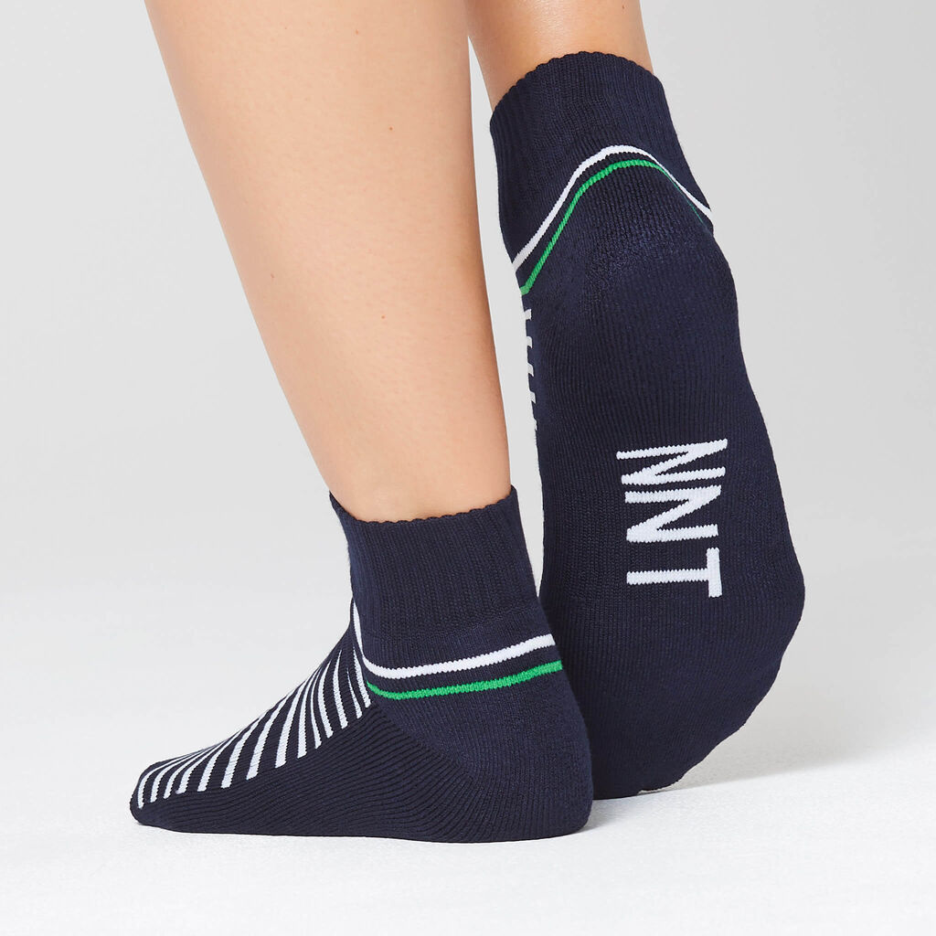 Bamboo Stripe Sports Ankle Socks image number null