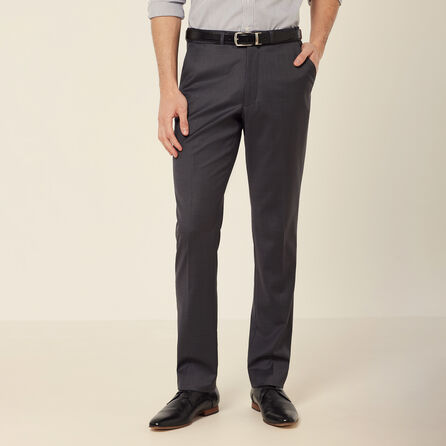 Wool Blend Twill Secret Waist Tailored Pant