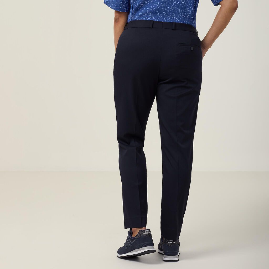 Poly Viscose Stretch Twill Slim Leg Secret Waist Pant