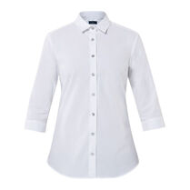 Stretch Cotton Blend 3/4 Slv Madem Shirt