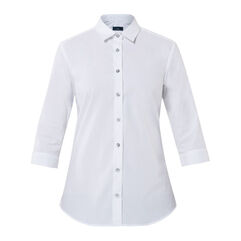 Stretch Cotton Blend 3/4 Slv Madem Shirt