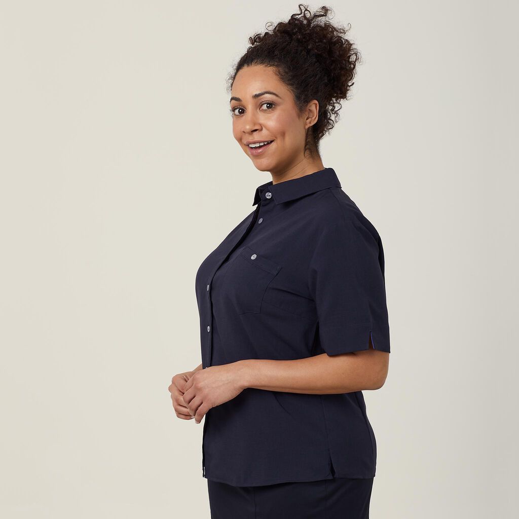 Polylin Short Sleeve Action Back Shirt