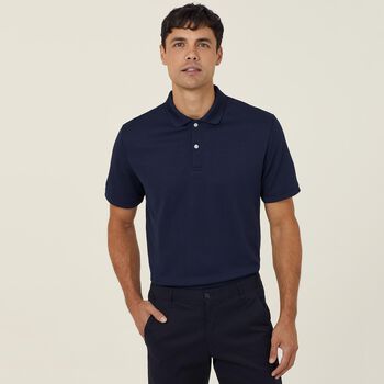 ANTI BAC POLYFACE S/S POLO - CLASSIC FIT