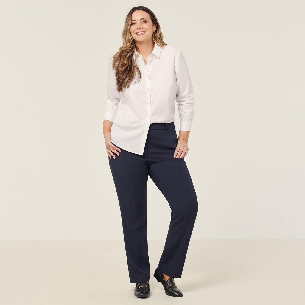 Crepe Stretch Straight Leg Pant