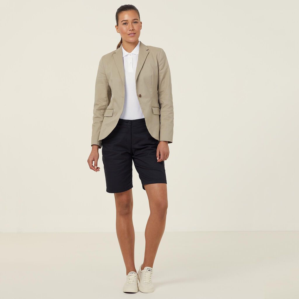 Stretch Cotton Blazer