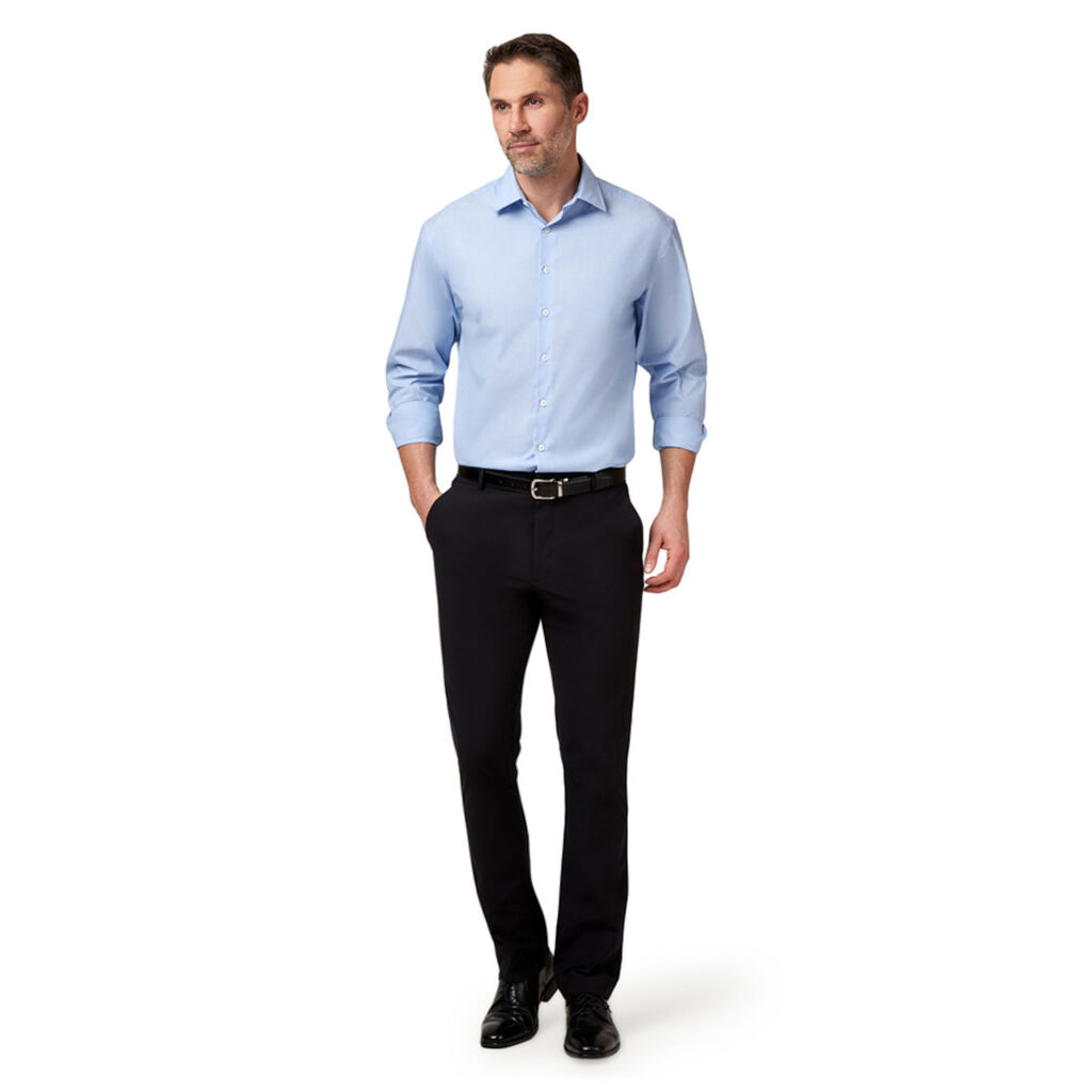 Poly Cotton End On End Long Sleeve Shirt