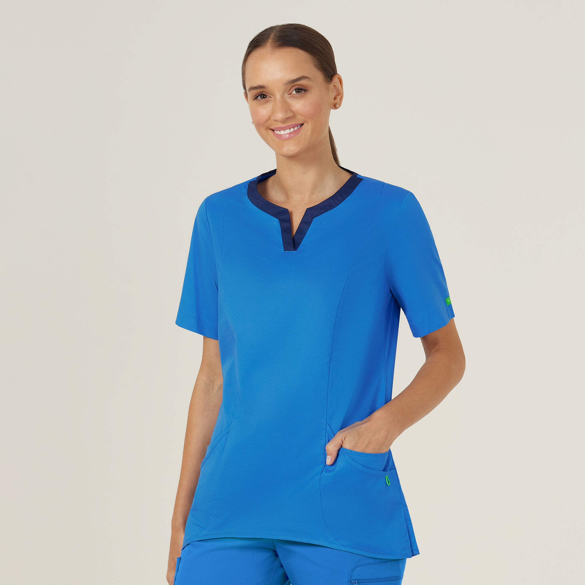 Round neck scrubs store