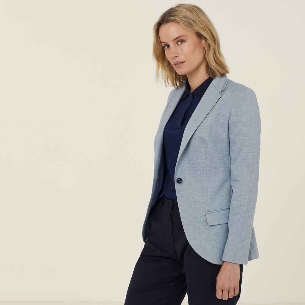 Linen Look Half-Lined Jacket