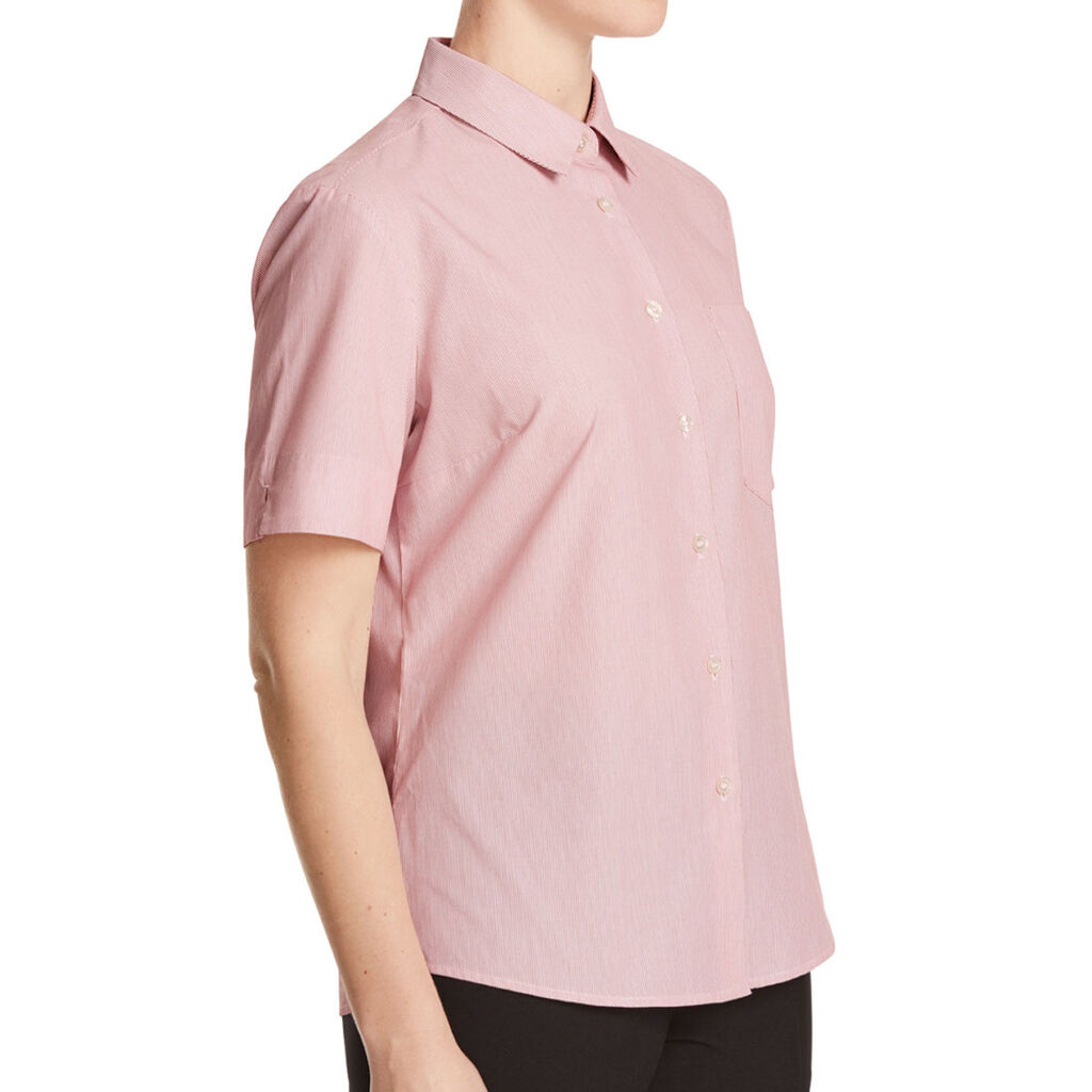Textured Stripe Short Sleeve Shirt