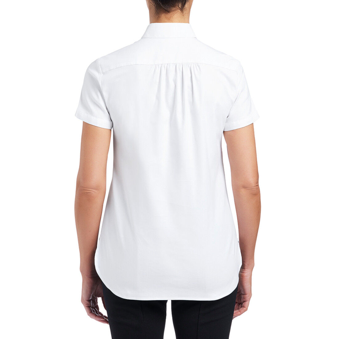 white short sleeve tunic