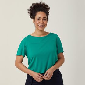 Matt Jersey Boat Neck Top