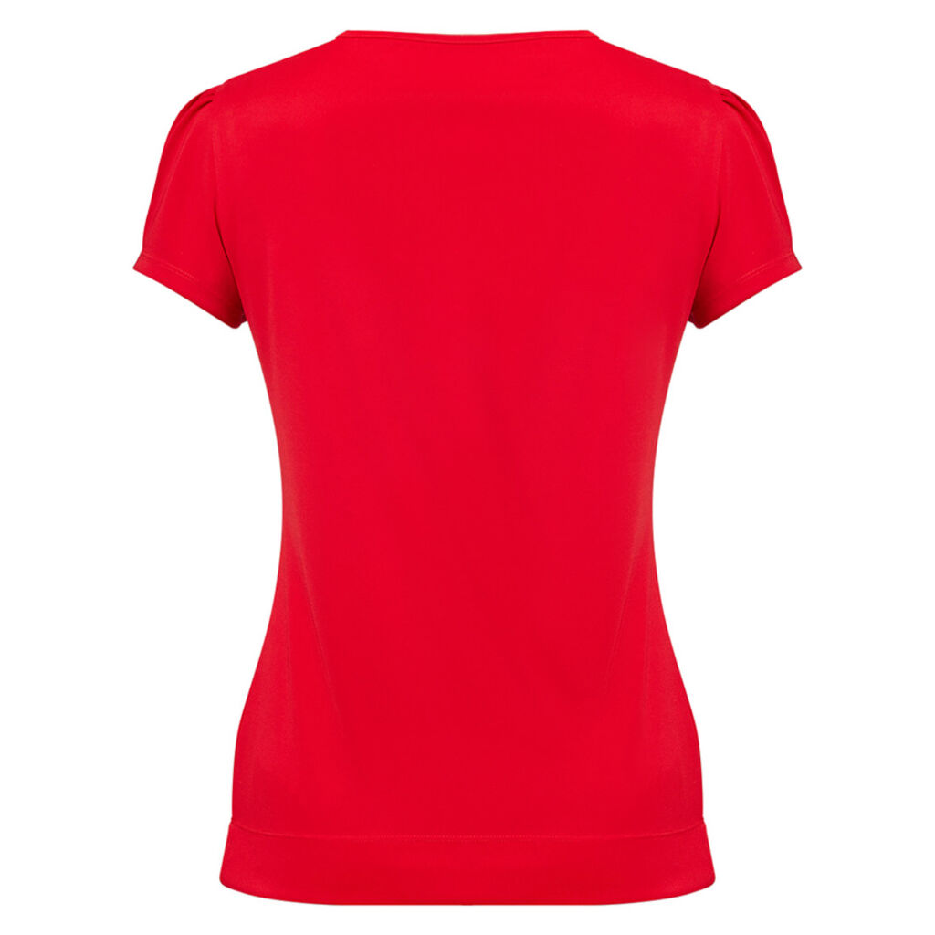 Matt Jersey Cap Sleeve Ruffle T-Top