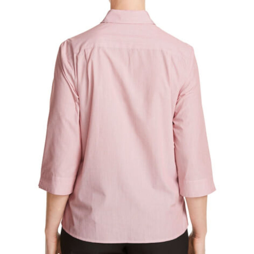 Textured Stripe 3/4 Sleeve Shirt