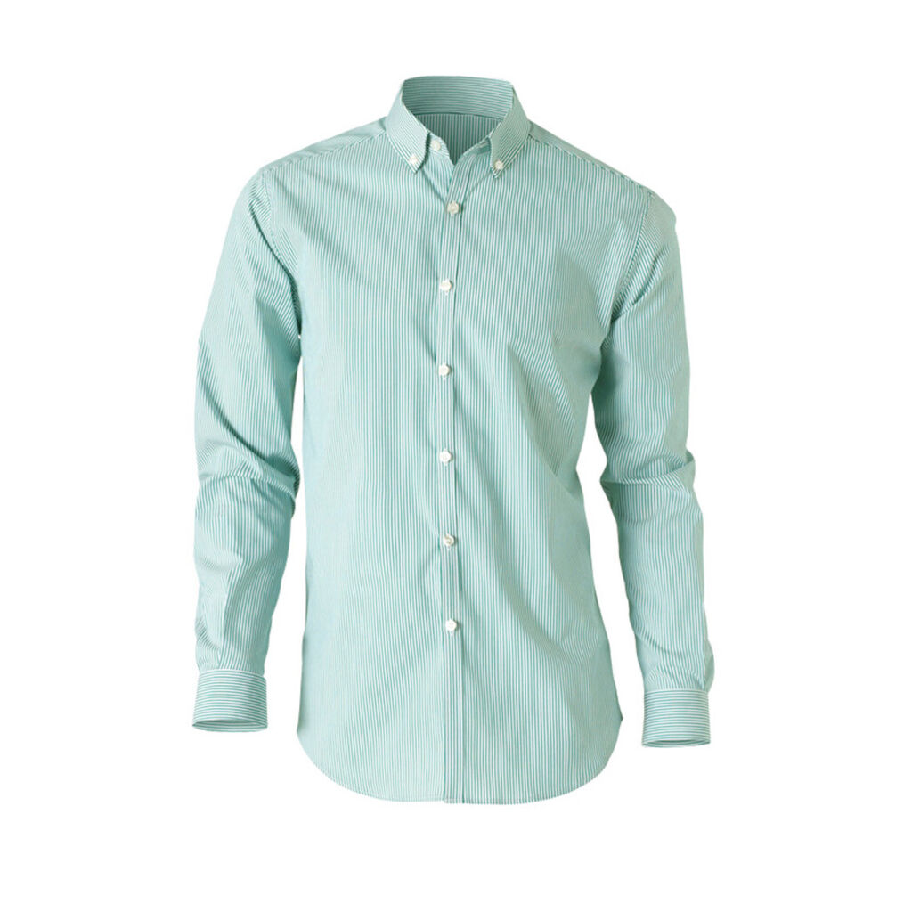 Long Sleeve Button Down Under Collar Shirt