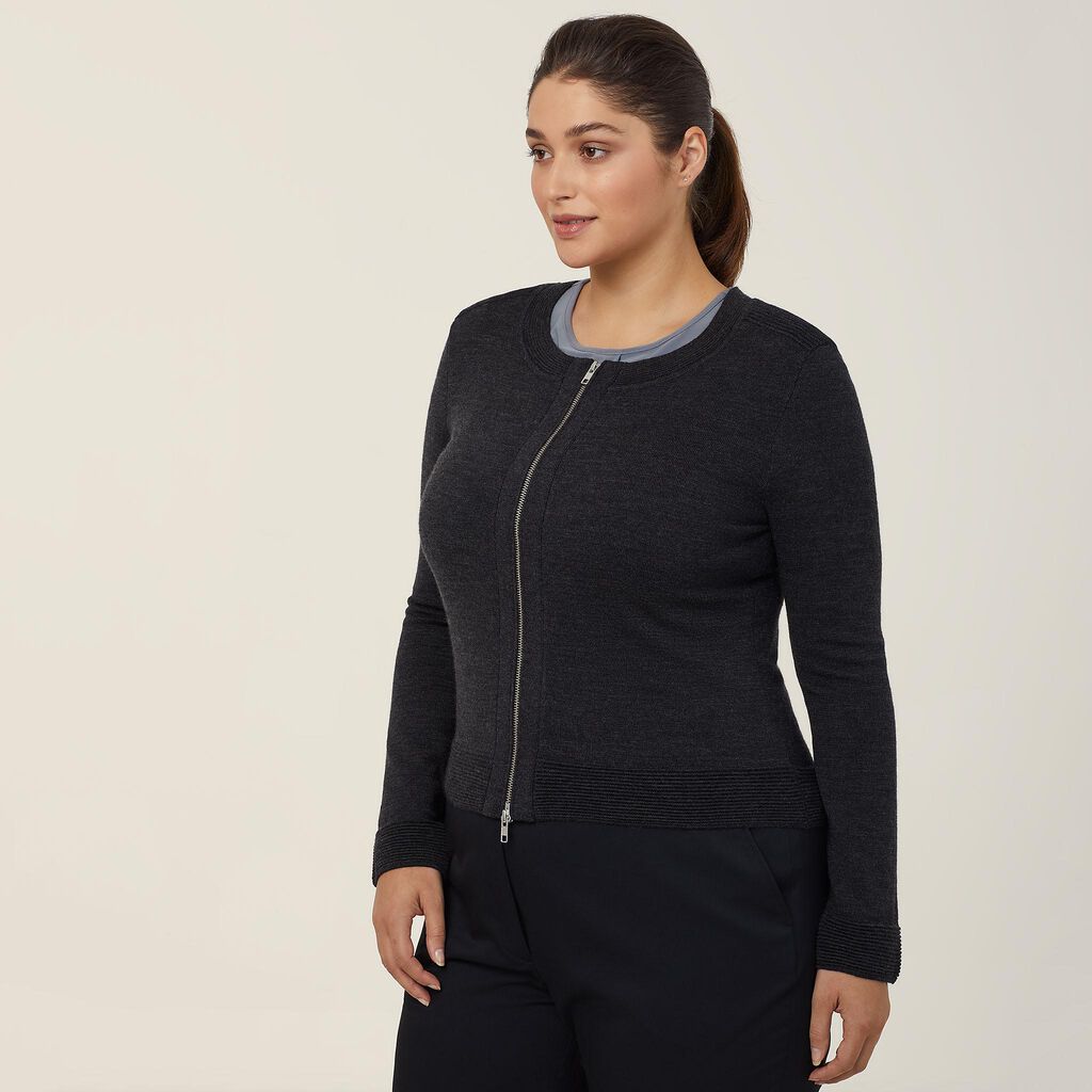 Merino Wool Knit Jacket