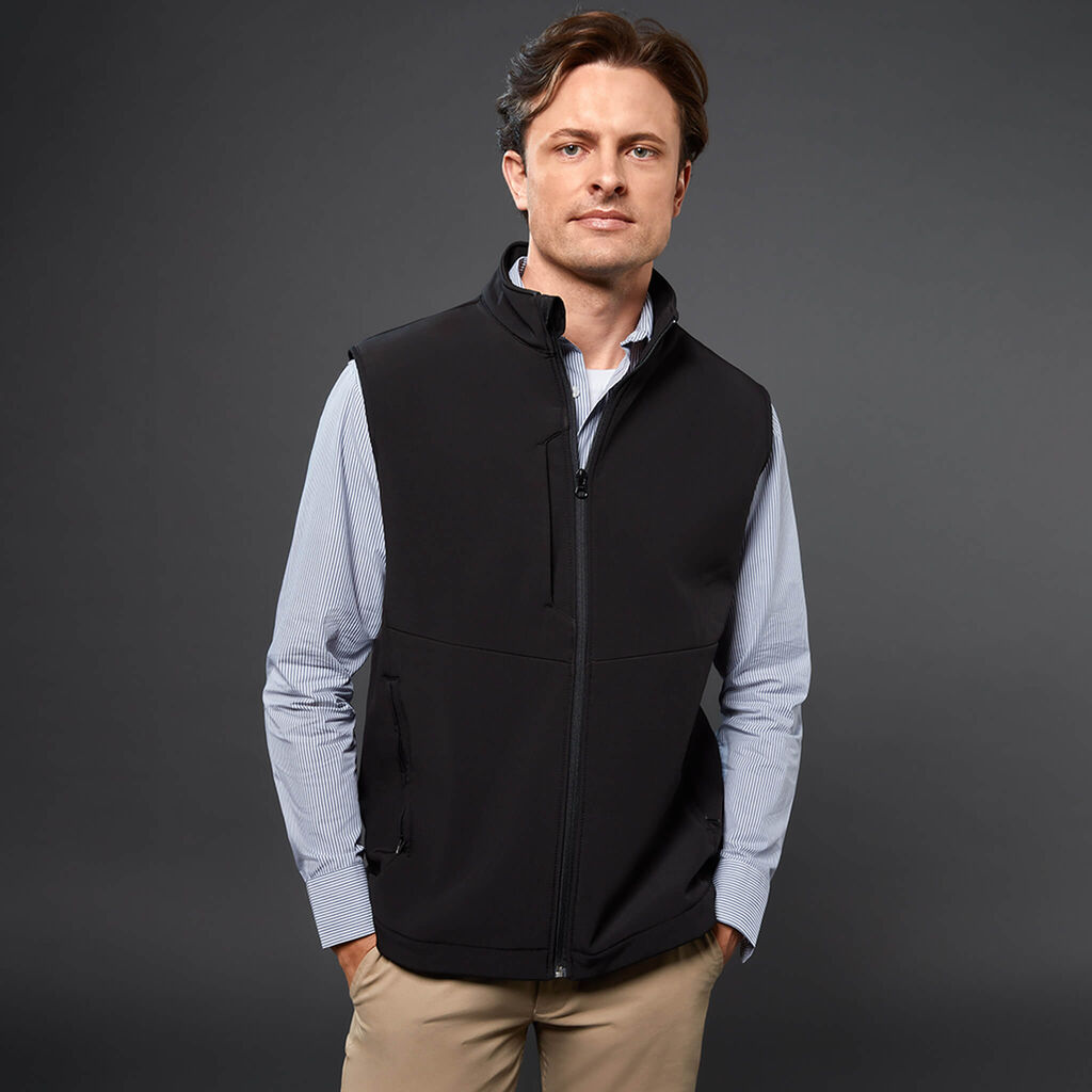 Bonded Fleece Zip Vest