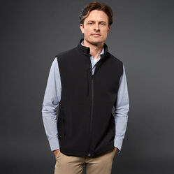 Bonded Fleece Zip Vest