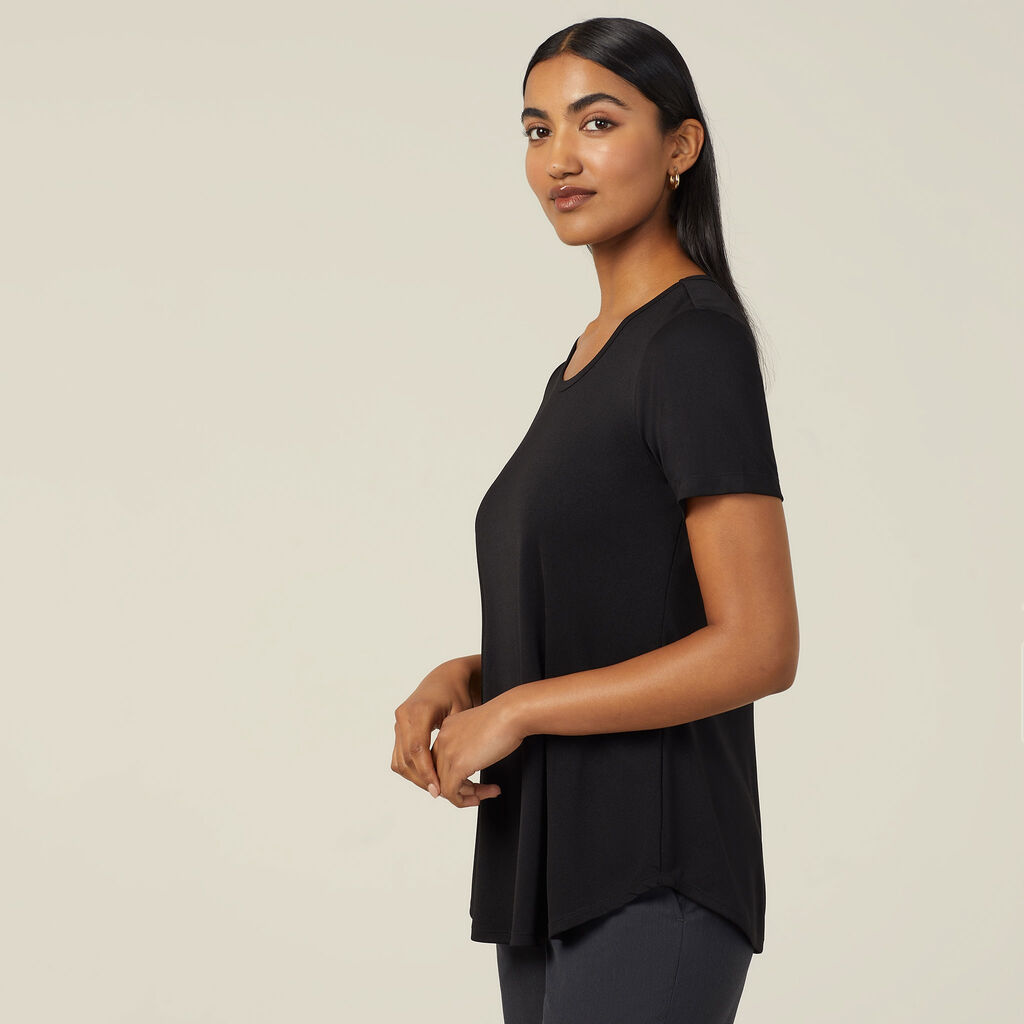 Matt Jersey Short Sleeve Swing Top