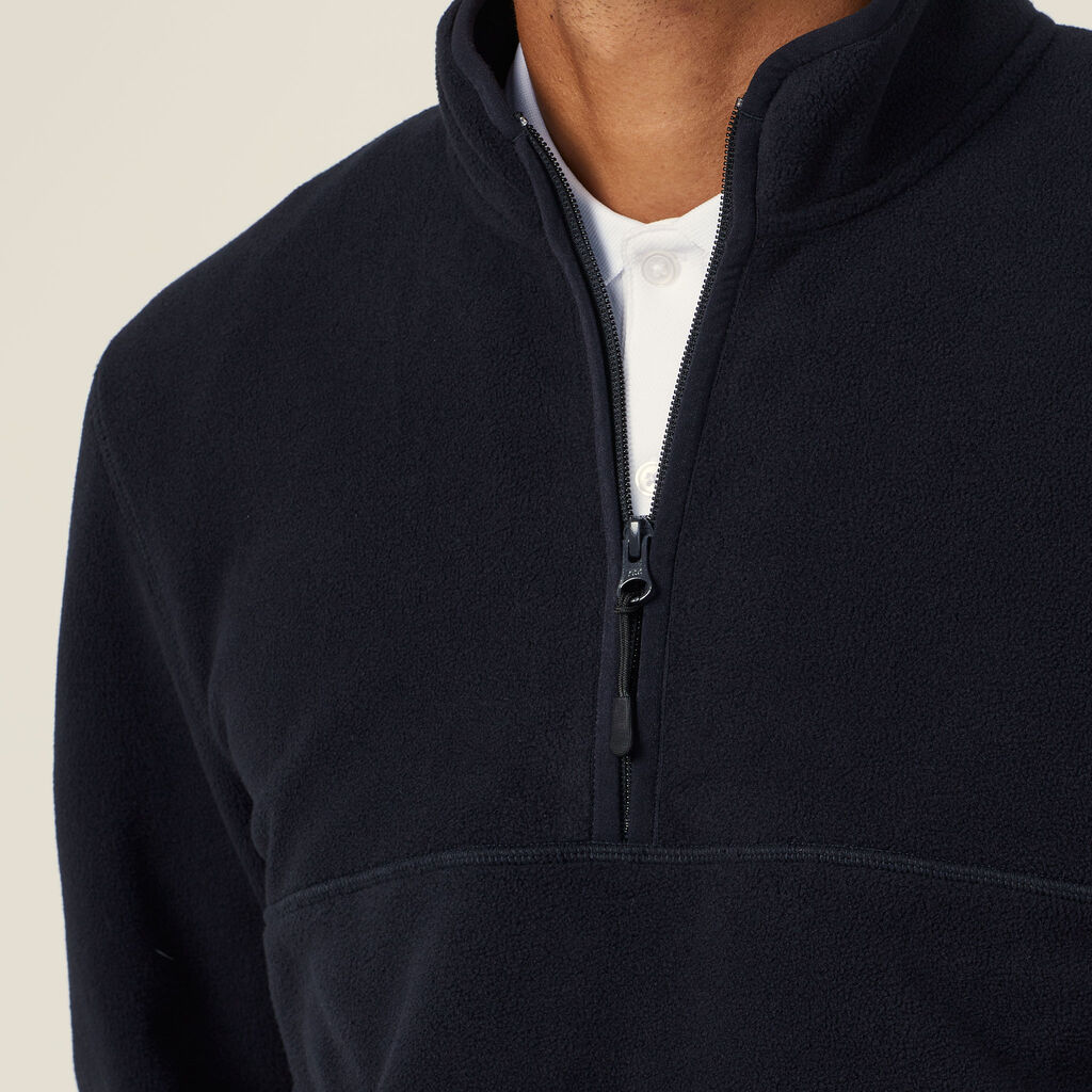 Polar Fleece Zip Neck Pullover