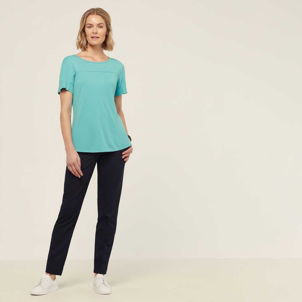 Matt Jersey Boat Neck Top