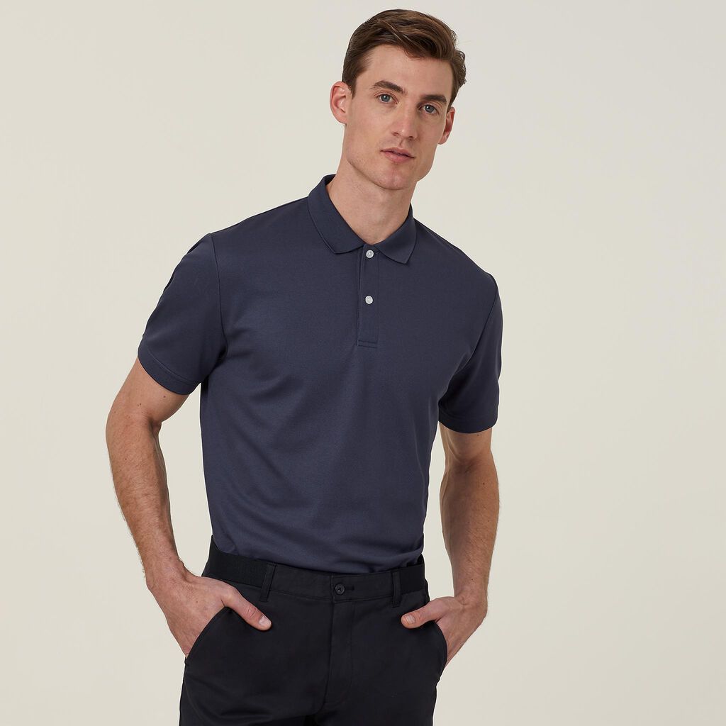 Antibacterial Polyface Short Sleeve Polo
