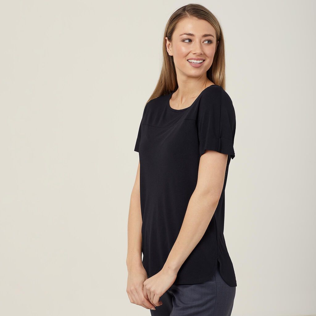 Matt Jersey Boat Neck Top