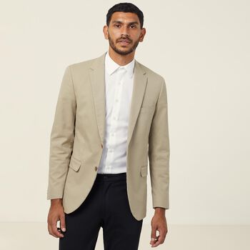 Stretch Cotton Blazer