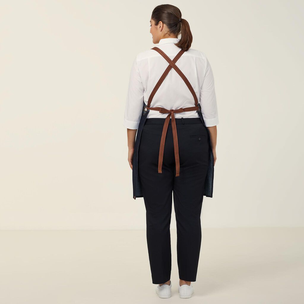 Chef Works Denim Cross Back Apron
