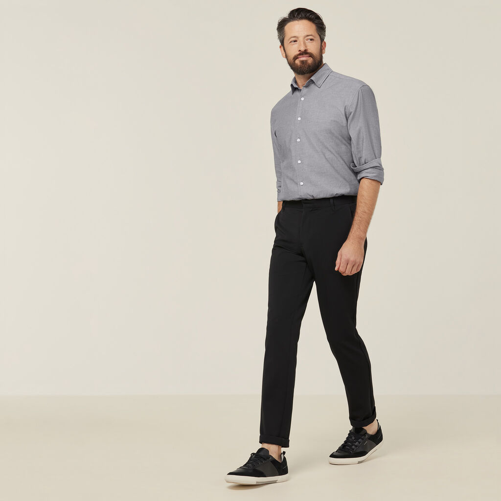 Cotton Chambray Long Sleeve Shirt