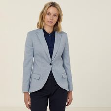 Linen Look Half-Lined Jacket