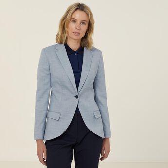 Linen Look Half-Lined Jacket