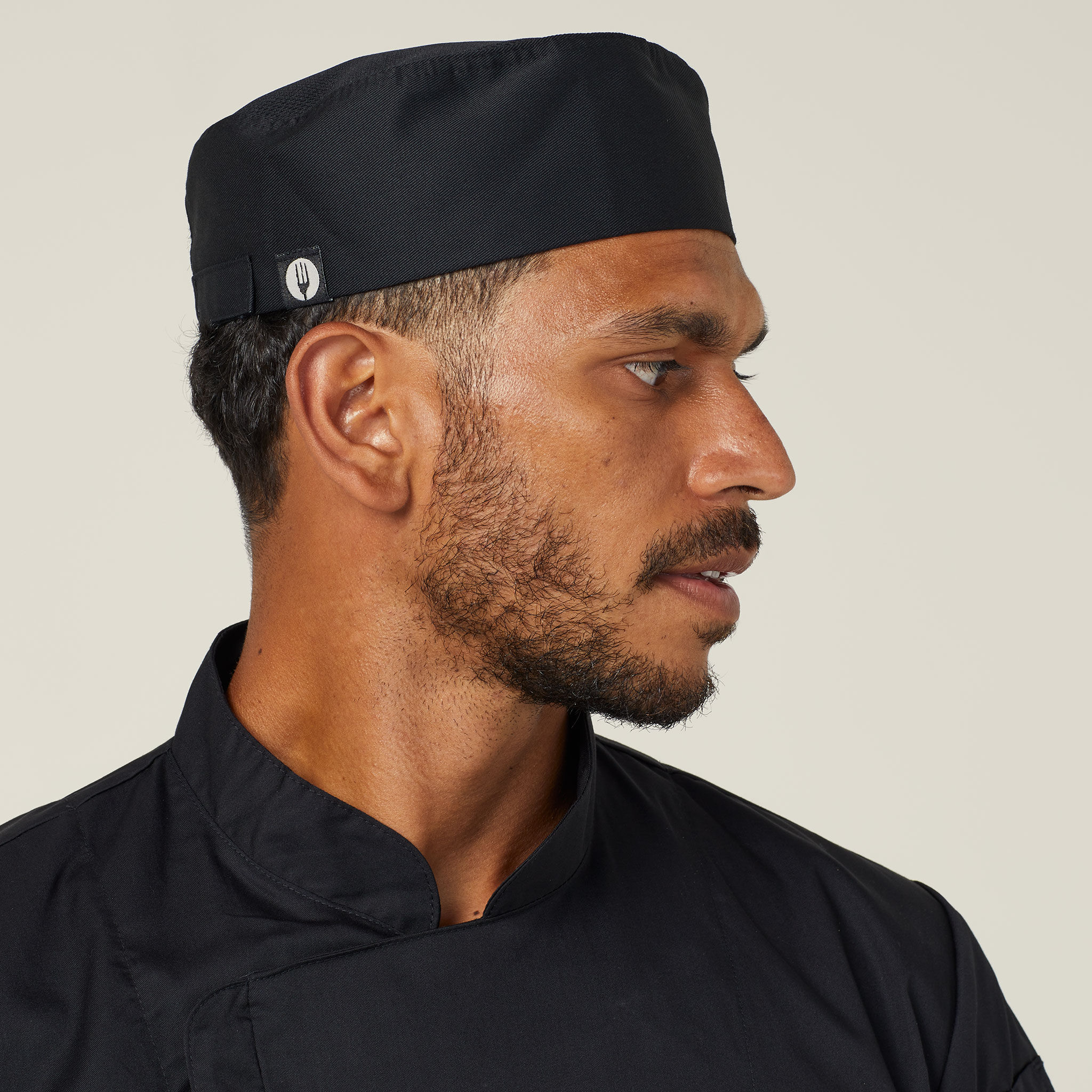 Chef Works Cool Vent Chef Beanie, black 